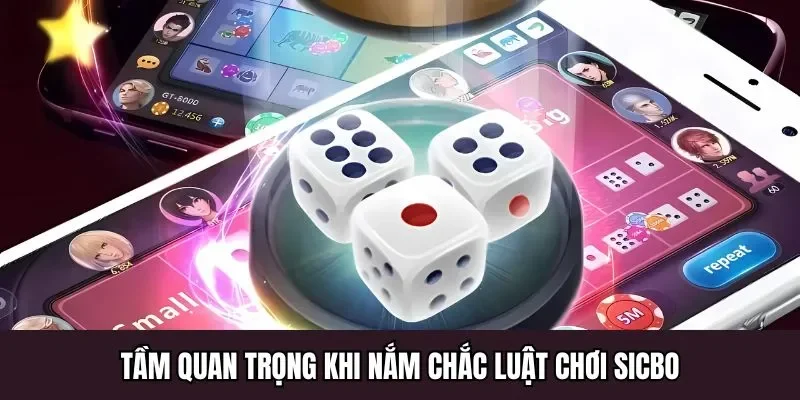 Tầm quan trọng khi nắm chắc luật chơi Sicbo